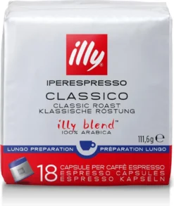 Illy - Iperespresso Koffie Home Classico Lungo 6 X 18 Capsules -Koffie Korting Winkel 1010x1200