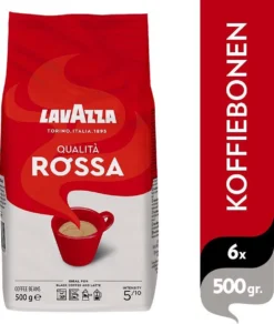Lavazza Qualita Rossa Koffiebonen - 500 Gram X6 -Koffie Korting Winkel 1016x1200