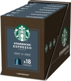 Starbucks By Nespresso Capsules Espresso Roast - 7 Doosjes à 18 Koffiecups