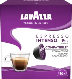 Lavazza Espresso Intenso Capsules - Geschikt Voor Dolce Gusto Apparaat - 16 Stuks X3 -Koffie Korting Winkel 1095x1200