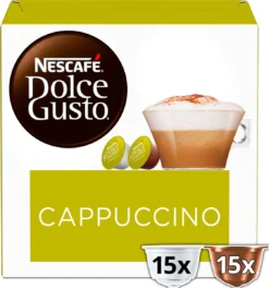 Nescafé Dolce Gusto Cappuccino Capsules - 90 Koffiecups -Koffie Korting Winkel 1122x1200 2