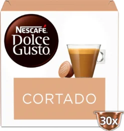 Nescafé Dolce Gusto Cortado Espresso Macchiato Capsules - 90 Koffiecups -Koffie Korting Winkel 1132x1200 1