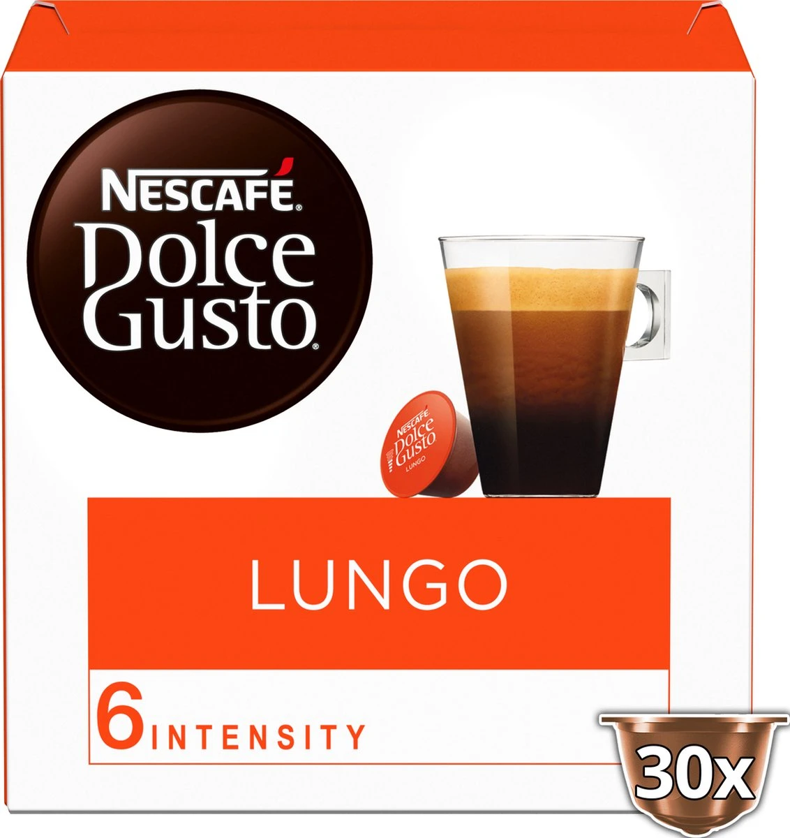 Nescafé Dolce Gusto Lungo Capsules - 90 Koffiecups 4 Nescafé Dolce Gusto Lungo Capsules - 90 Koffiecups - Afbeelding 4