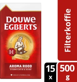 Douwe Egberts Aroma Rood Filterkoffie - 15 X 500 Gram -Koffie Korting Winkel 1132x1200 9