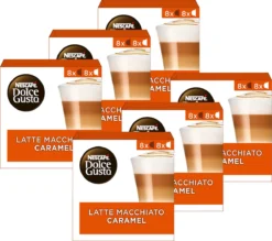 NESCAFÉ Dolce Gusto Latte Macchiato Caramel - 6 Doosjes à 16 Capsules
