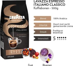 Lavazza Espresso Italiano Classico Koffiebonen - 500 Gram X6 9 Lavazza Espresso Italiano Classico Koffiebonen - 500 Gram X6 -Koffie Korting Winkel 1200x1082