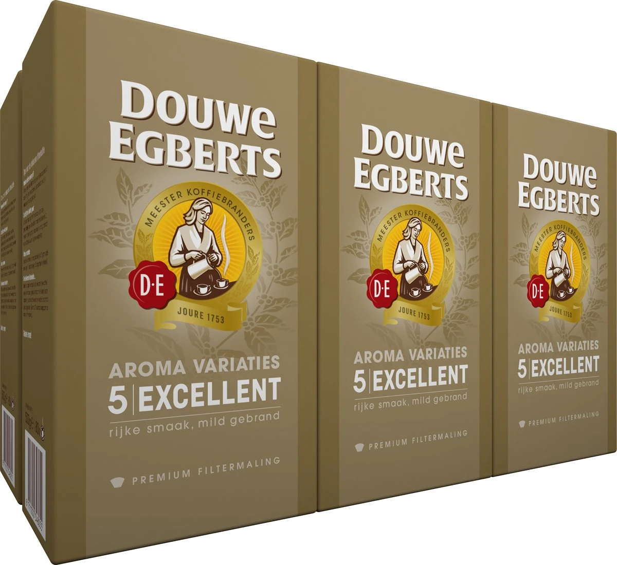 Douwe Egberts Excellent Filterkoffie - 6 X 500 Gram 1 Douwe Egberts Excellent Filterkoffie - 6 X 500 Gram