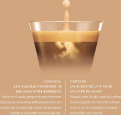 Nescafé Dolce Gusto Cortado Espresso Macchiato Capsules - 90 Koffiecups -Koffie Korting Winkel 1200x1130