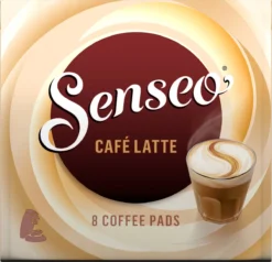 Senseo Café Latte Koffiepads - 2/9 Intensiteit - 4 X 8 Pads -Koffie Korting Winkel 1200x1157 1