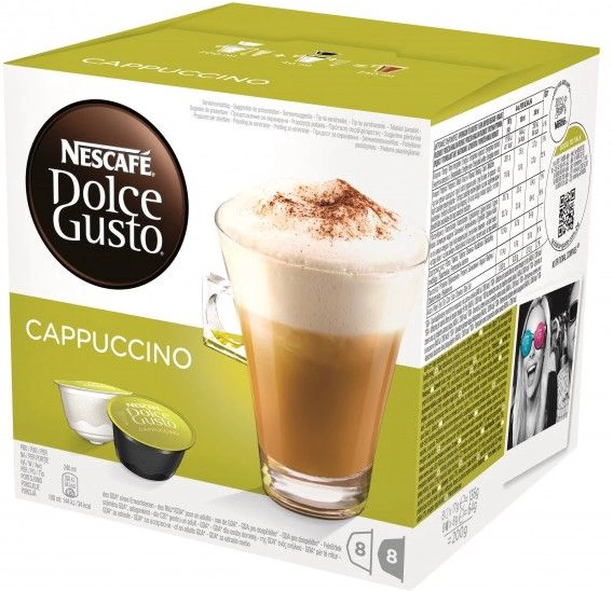 Dolce Gusto® Cappuccino - Light/skinny - 16x9 Capsules 1 Dolce Gusto® Cappuccino - Light/skinny - 16x9 Capsules