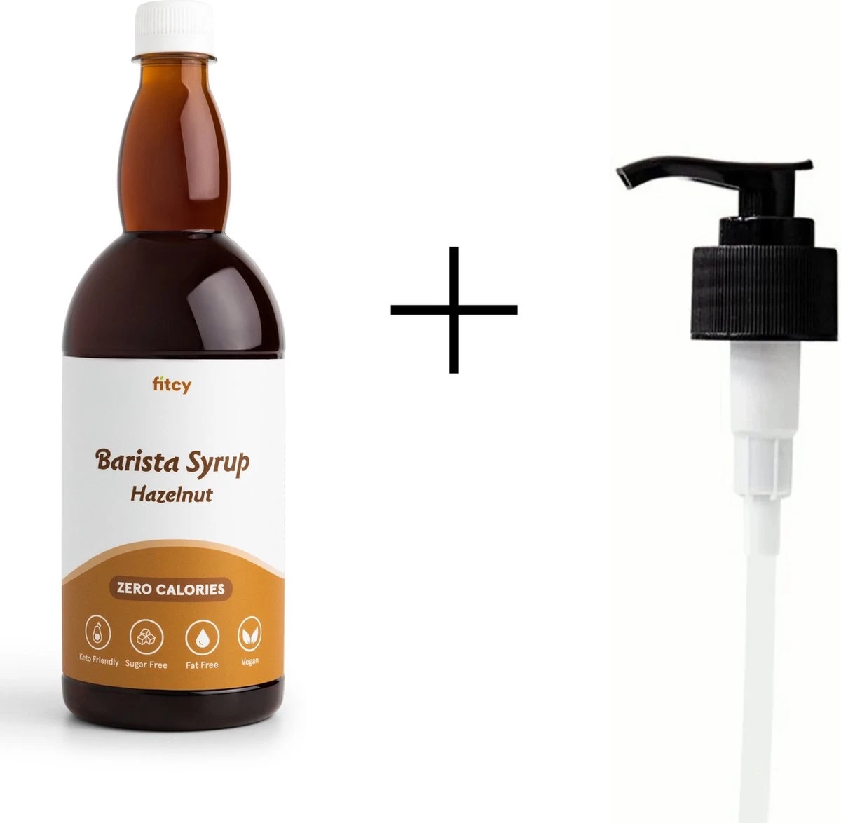 Fitcy | Koffiesiroop | Hazelnoot | Barista Syrup | Zero | Vegan | Vetvrij | Suikervrij | Keto-vriendelijk | Koffie | Siroop | MET DOSEERPOMP | 1L 1 Fitcy | Koffiesiroop | Hazelnoot | Barista Syrup | Zero | Vegan | Vetvrij | Suikervrij | Keto-vriendelijk | Koffie | Siroop | MET DOSEERPOMP | 1L