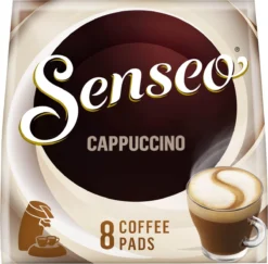 Senseo Cappuccino Koffiepads - 2/9 Intensiteit - 10 X 8 Pads -Koffie Korting Winkel 1200x1181 2