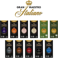 Gran Maestro Italiano - Lungo Intenso - Koffiecups - Nespresso Compatibel Capsules - Krachtige Smaak - 6 X 20 Cups -Koffie Korting Winkel 1200x1191 1