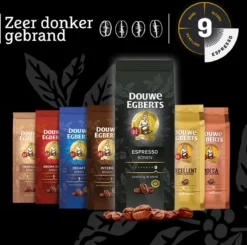 Douwe Egberts Espresso Koffiebonen - 4 X 1000 Gram - Extra Grote Verpakking -Koffie Korting Winkel 1200x1191 2