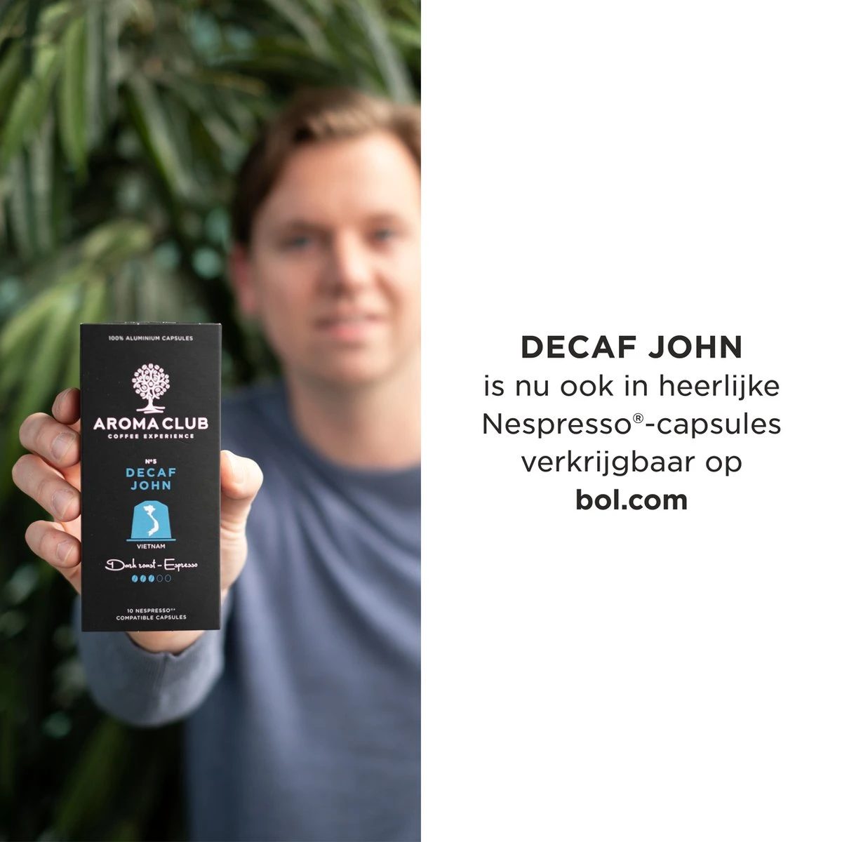 Aroma Club - Cafeïnevrije Koffiebonen 1KG - No. 5 Decaf John - Koffie Intensiteit 3/5 3 Aroma Club - Cafeïnevrije Koffiebonen 1KG - No. 5 Decaf John - Koffie Intensiteit 3/5 - Afbeelding 3