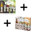 Monin Cadeau 10 Smaken Geschenkverpakking + Cocktailverpakking VOORDEEL PACK 10 Flesjes 5cl