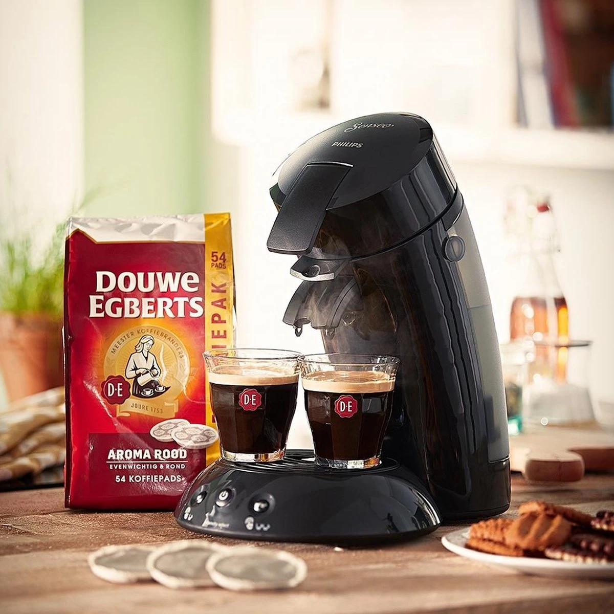Douwe Egberts Intens Koffiepads - 4 X 54 Pads 6 Douwe Egberts Intens Koffiepads - 4 X 54 Pads - Afbeelding 6
