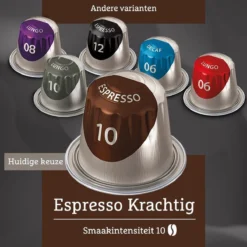 Douwe Egberts Espresso Krachtig Koffiecups - Intensiteit 10/12 - 10 X 20 Capsules -Koffie Korting Winkel 1200x1200 48