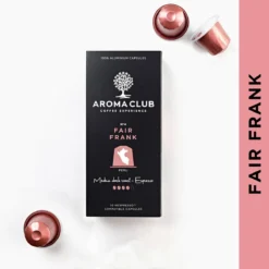 Aroma Club - Nespresso Compatible Capsules (120 St.) - No. 4 Fair Frank - Intensiteit 4/5 - Espresso - 100% Aluminium Koffiecups -Koffie Korting Winkel 1200x1200 6