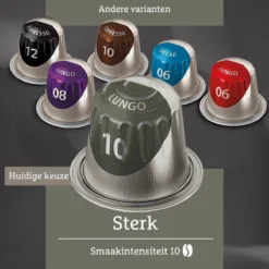 Douwe Egberts Lungo Sterk (10) - 10 X 20 Koffiecups -Koffie Korting Winkel 1200x1200 73