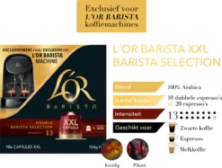 L'OR BARISTA XXL Barista Selection (13) - 5 X 10 Koffiecups -Koffie Korting Winkel 1200x910