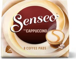 Senseo Cappuccino Koffiepads - 2/9 Intensiteit - 10 X 8 Pads -Koffie Korting Winkel 1200x937