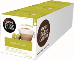 Nescafé Dolce Gusto Cappuccino Capsules - 90 Koffiecups -Koffie Korting Winkel 1200x972 1