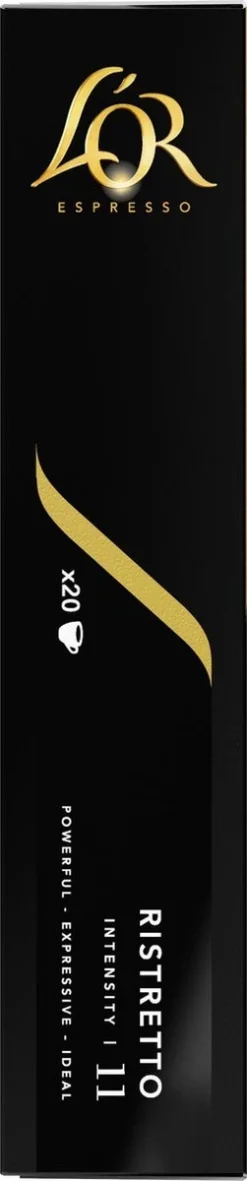 L'OR Espresso Ristretto Koffiecups - Intensiteit 11/12 - 10 X 20 Capsules 21 L'OR Espresso Ristretto Koffiecups - Intensiteit 11/12 - 10 X 20 Capsules -Koffie Korting Winkel 251x1200 3