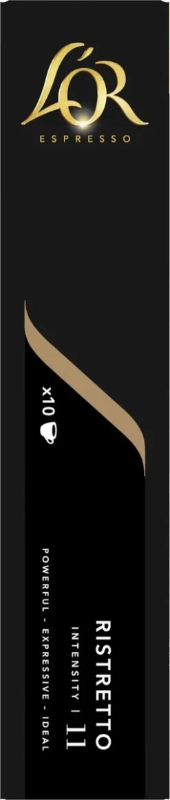 L'OR Espresso Ristretto (11) - 10 X 10 Koffiecups -Koffie Korting Winkel 255x1200 5