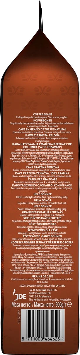 L'OR Espresso Origins Colombia Koffiebonen (8) - 4 X 500 Gram 4 L'OR Espresso Origins Colombia Koffiebonen (8) - 4 X 500 Gram - Afbeelding 4