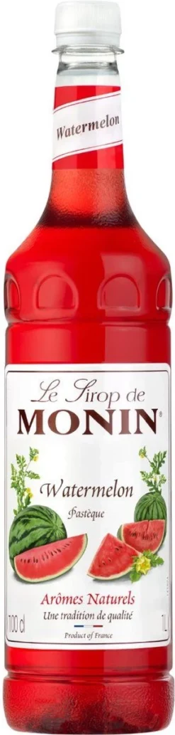 Monin Watermeloen Koffiesiroop 1 Liter Fles XL