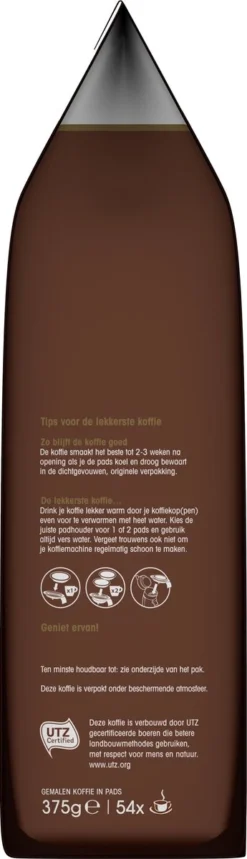 Douwe Egberts Intens Koffiepads - 4 X 54 Pads 10 Douwe Egberts Intens Koffiepads - 4 X 54 Pads -Koffie Korting Winkel 345x1200 1