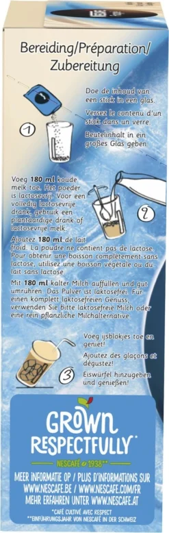 Nescafé Frappé Oploskoffie - 5 Doosjes à 10 Zakjes -Koffie Korting Winkel 381x1200