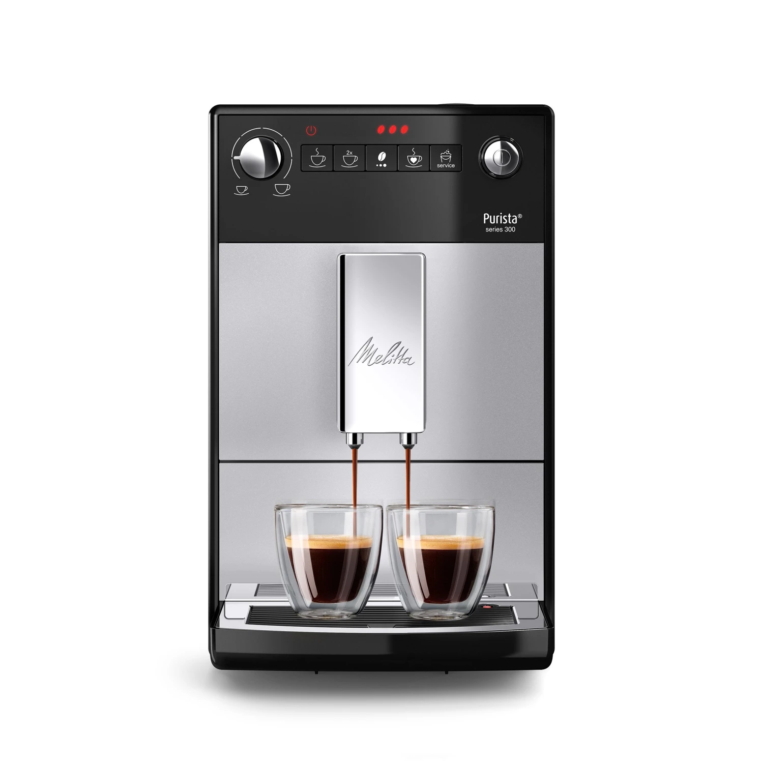 Melitta Purista - Silver - F230-101 Met €33 Gratis Koffie 2 Melitta Purista - Silver - F230-101 Met €33 Gratis Koffie - Afbeelding 2
