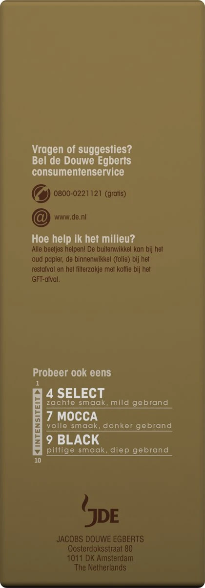 Douwe Egberts Excellent Filterkoffie - 6 X 500 Gram 4 Douwe Egberts Excellent Filterkoffie - 6 X 500 Gram - Afbeelding 4