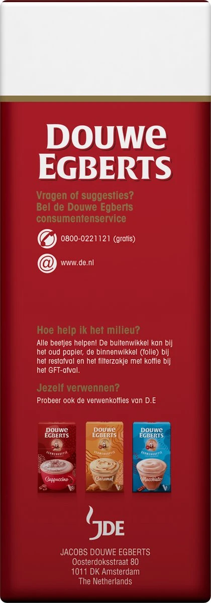 Douwe Egberts Aroma Rood Filterkoffie - 6 X 500 Gram 4 Douwe Egberts Aroma Rood Filterkoffie - 6 X 500 Gram - Afbeelding 4