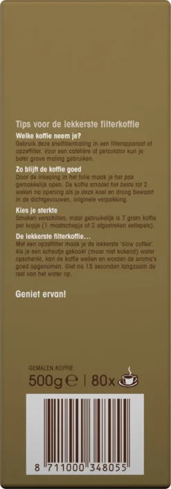 Douwe Egberts Excellent Filterkoffie - 6 X 500 Gram 11 Douwe Egberts Excellent Filterkoffie - 6 X 500 Gram -Koffie Korting Winkel 421x1200 3
