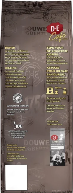 Douwe Egberts D.E Café Delicaat Rond Koffiebonen - Intensiteit 5/9 - 4 X 500 Gram -Koffie Korting Winkel 453x1200 4