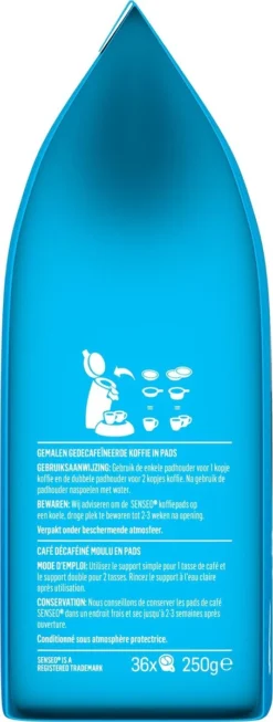 Senseo Decaf Koffiepads - 5/9 Intensiteit - 10 X 36 Pads -Koffie Korting Winkel 454x1200 4