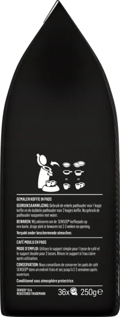 Senseo Espresso Koffiepads - 9/9 Intensiteit - 10 X 36 Pads -Koffie Korting Winkel 454x1200 9
