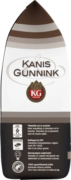 Kanis & Gunnink Dark Roast Koffiepads - 10 X 36 Pads -Koffie Korting Winkel 477x1200