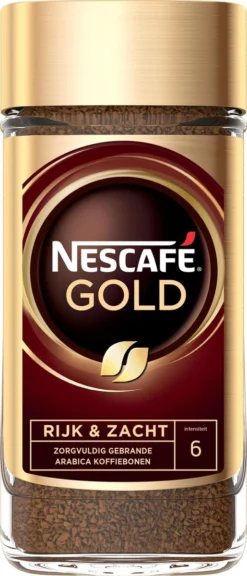Nescafé Gold Oploskoffie - 6 Potten à 200 Gram -Koffie Korting Winkel 515x1200