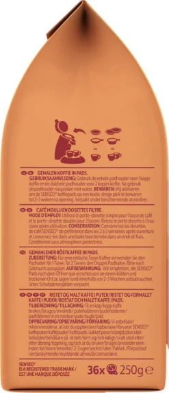 Senseo Gold Intense Koffiepads - 7/9 Intensiteit - 4 X 36 Pads -Koffie Korting Winkel 518x1200 1