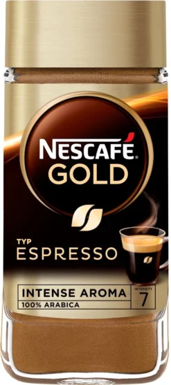Nescafé Gold Espresso Oploskoffie - 6 Potten à 100 Gram -Koffie Korting Winkel 533x1200