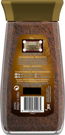 Douwe Egberts Gold Oploskoffie - 6 X Pot Van 200 Gram -Koffie Korting Winkel 574x1200