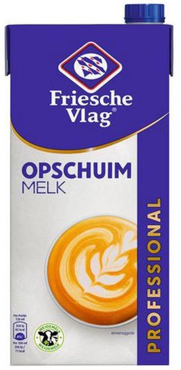 Friesche Vlag Volle Opschuimmelk - 12 X 1 Liter 2 Friesche Vlag Volle Opschuimmelk - 12 X 1 Liter - Afbeelding 2