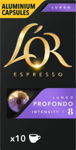 L'OR Lungo Profondo Koffiecups - Intensiteit 8/12 - 10 X 10 Capsules -Koffie Korting Winkel 607x1200 5