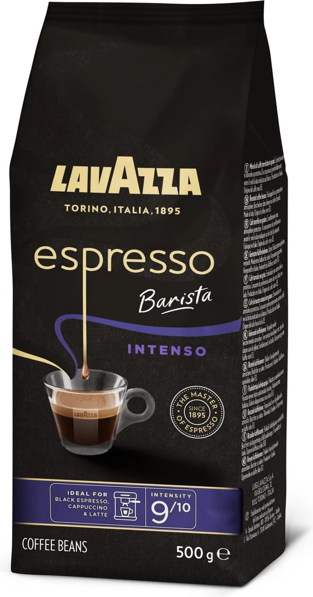 Lavazza Espresso Barista Intenso Koffiebonen - 500 Gram X4 3 Lavazza Espresso Barista Intenso Koffiebonen - 500 Gram X4 - Afbeelding 3