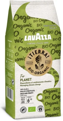 Lavazza Tierra For Planet Biologische Koffiebonen - 500 Gram X4 -Koffie Korting Winkel 630x1200