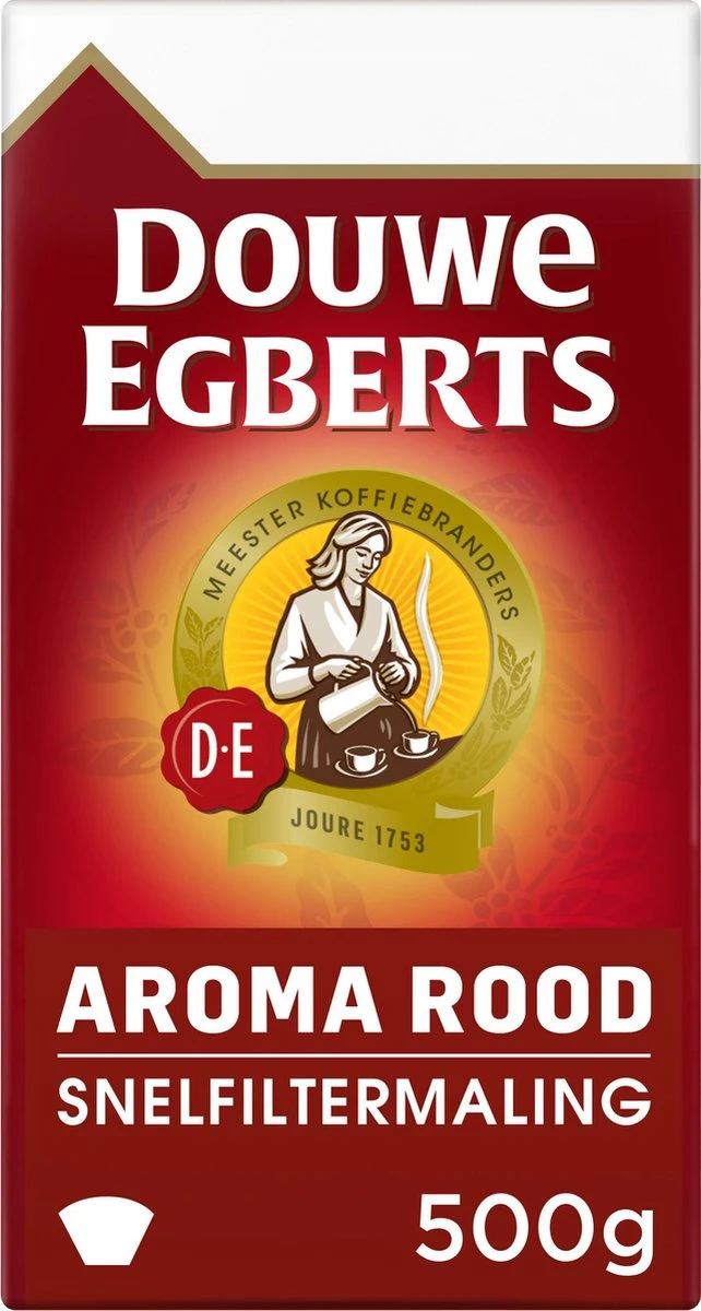 Douwe Egberts Aroma Rood Filterkoffie - 6 X 500 Gram 8 Douwe Egberts Aroma Rood Filterkoffie - 6 X 500 Gram - Afbeelding 8